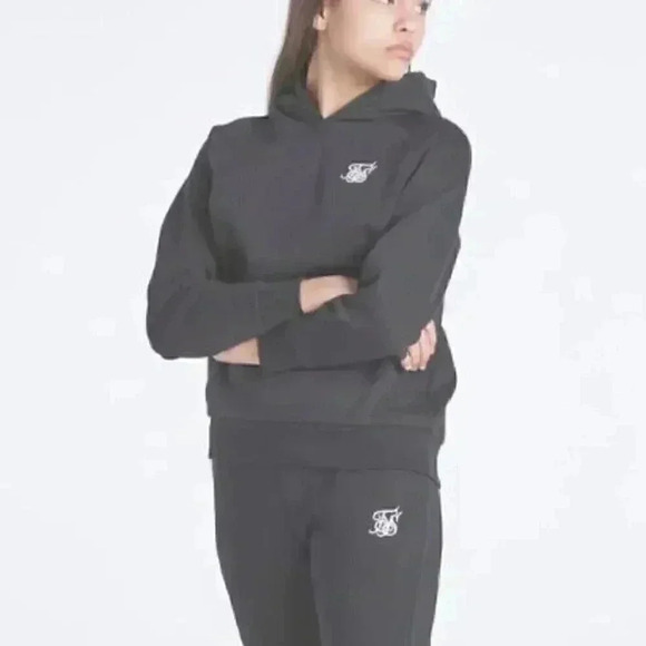 SikSilk Overhead Hoodie - Black - Picture 3 of 6